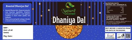 Nature Connect Nature Connect Dhaniya Dal Roasted | Dhana Daal for Mukhwas | Roasted Split Coriander Seeds - 400 GMS.