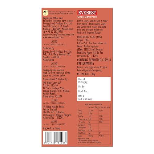 Everest Everest Ginger Garlic Paste 100gm