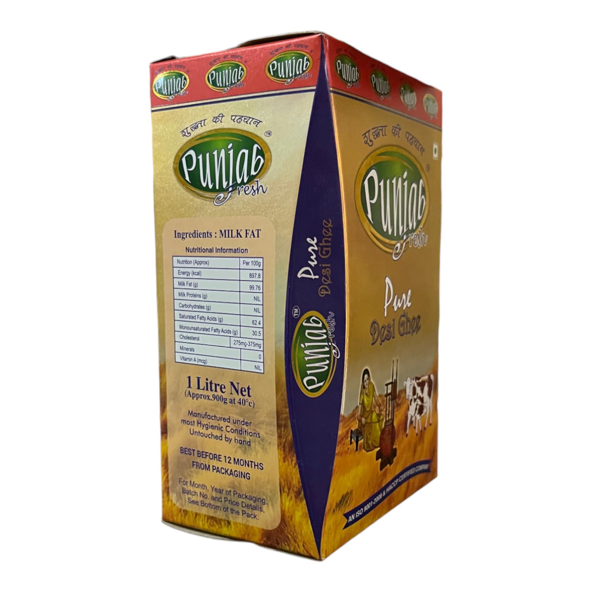 PUNJAB FRESH PUNJAB FRESH Pure Cow Desi Ghee | 1 Liter