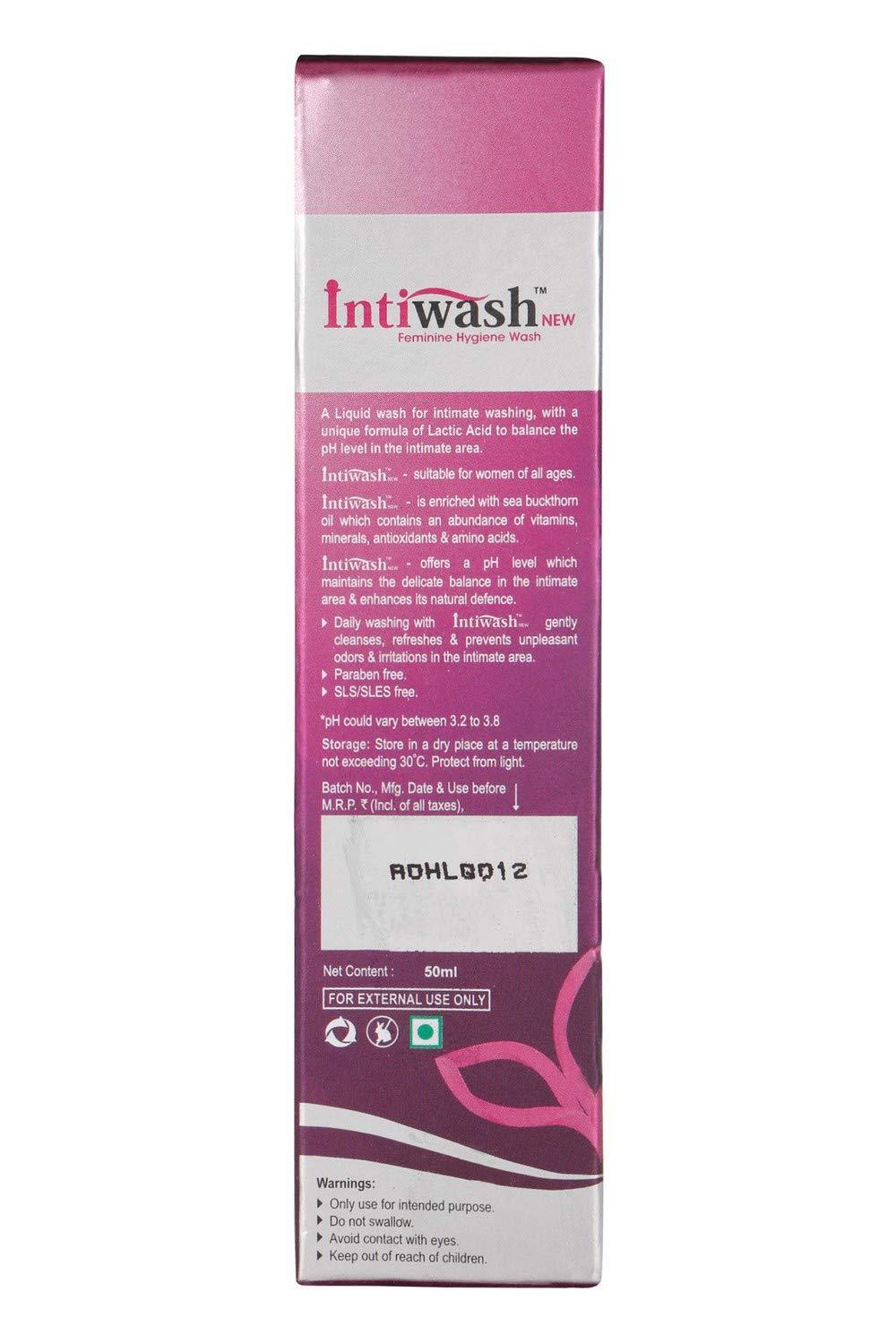 Intiwash New Intiwash New Feminine Hygiene Wash - 50 ml (Pack of 3)