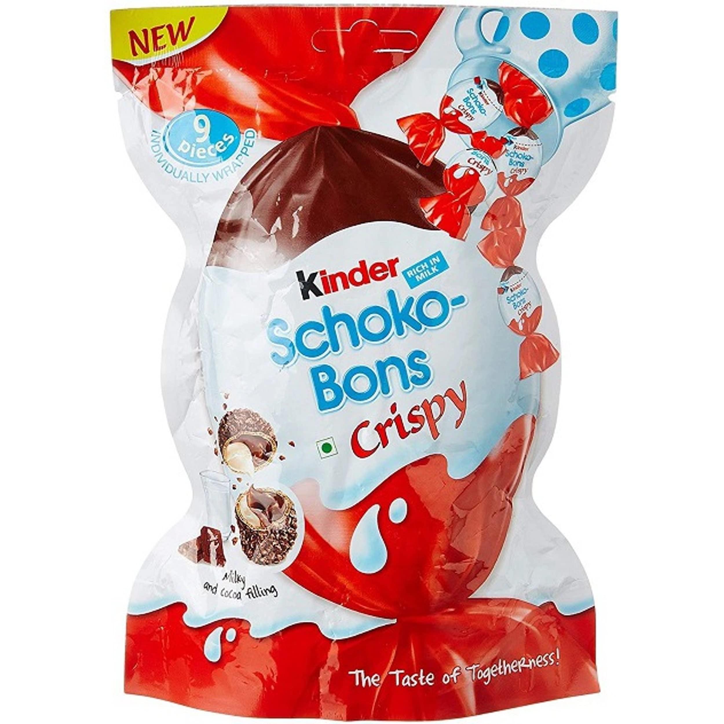 Generic Kinder Schoko Bons Crispy Crunchy & Creamy Delicious Shots 89 Grams (Uae)