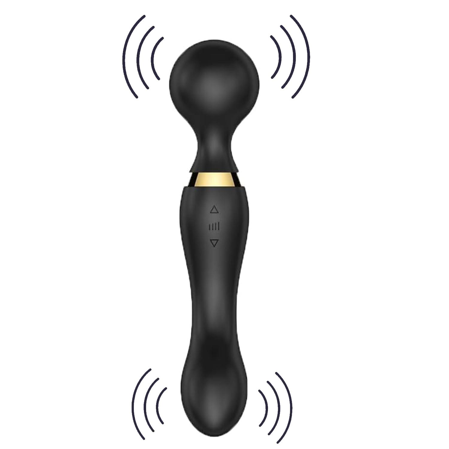 ZEKWON ENTERPRISE ZEKWON ENTERPRISE Handheld Dual Head Massager: Pain Relief and Relaxation, Rechargeable