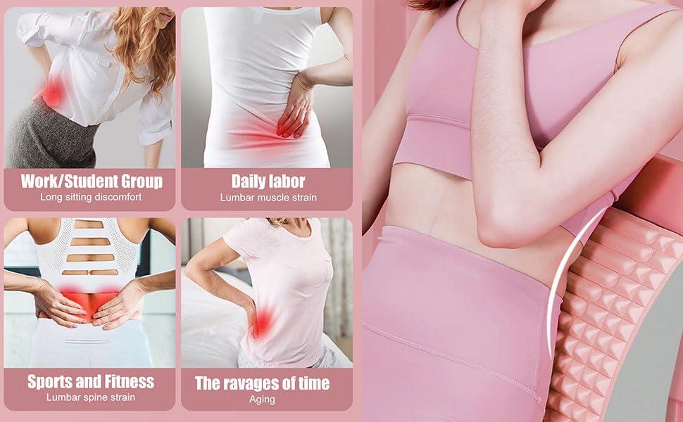 BIGXEN BIGXEN Back Cracker Back Stretcher Back Pain Relief Products Lower Back Pain Relief Back Cracking Device Back Stretcher for Lower Back Pain Relief