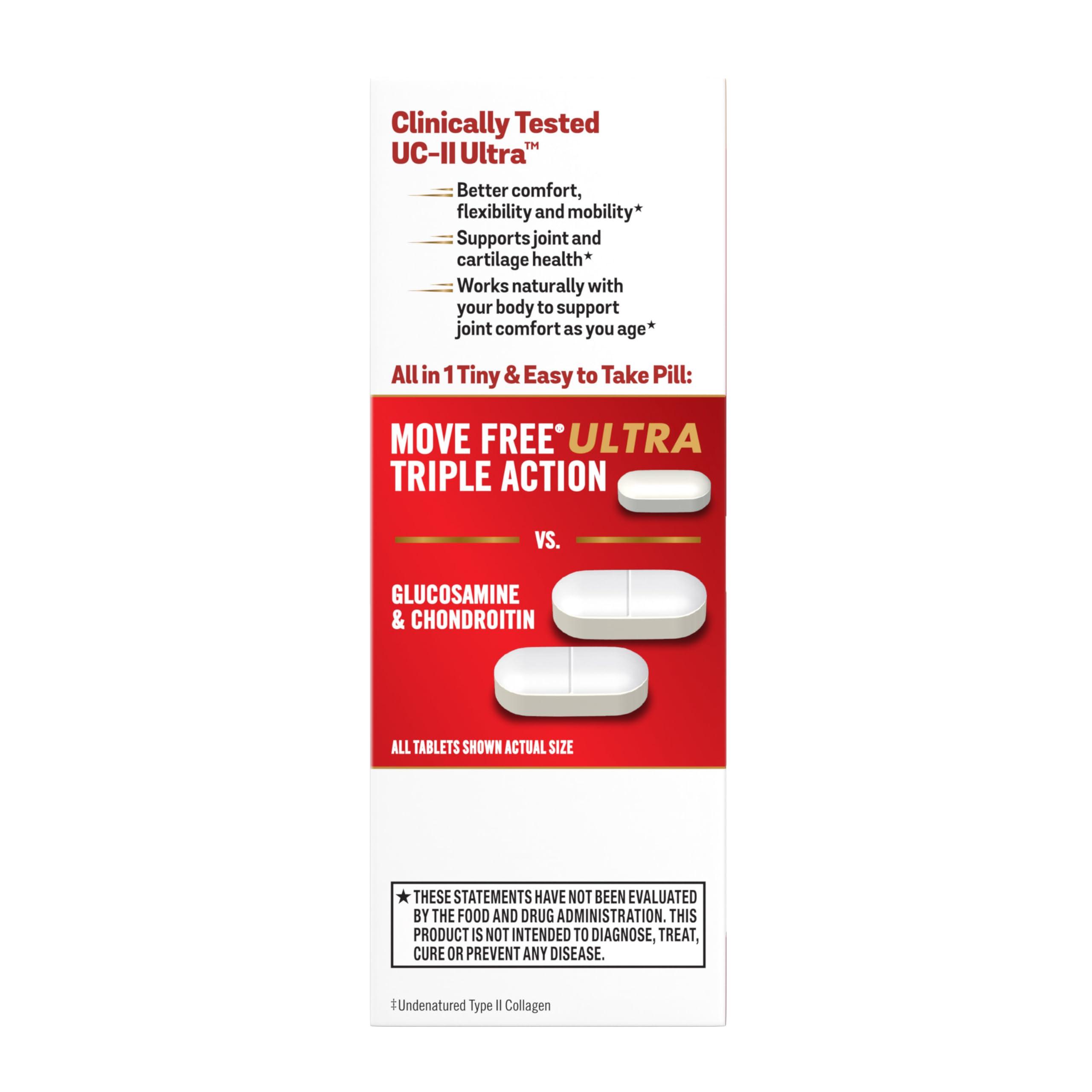 Move Free Schiff Ultra Joint Supplement with Collagen and Hyaluronic Acid, 30 Count