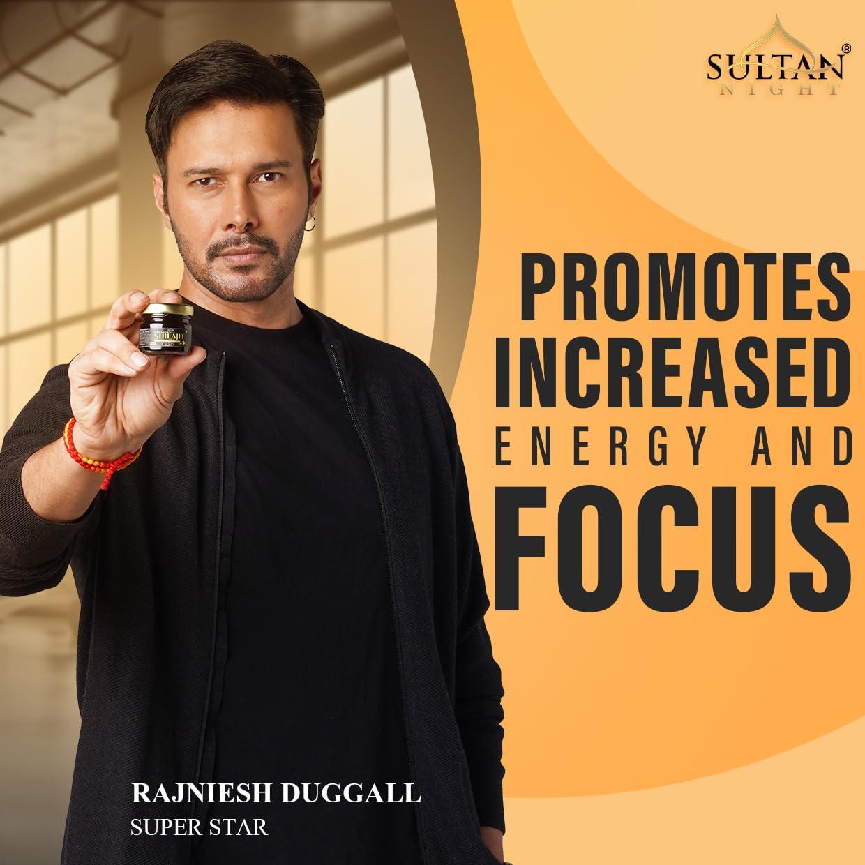 Sultan Night Sultan Night Himalayan Shilajit/Shilajeet Resin Helps Improve Strength | Immunity | Metabolism | Stamina | Energy and Help Boost Energy Levels Naturally (20g)