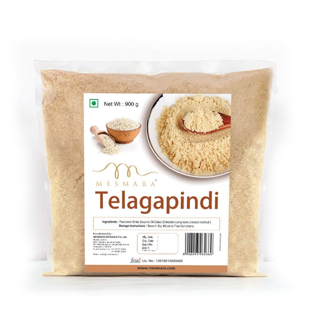 MESMARA Mesmara Telagapindi (Defatted White Sesame Oil Cake) 900 GMS