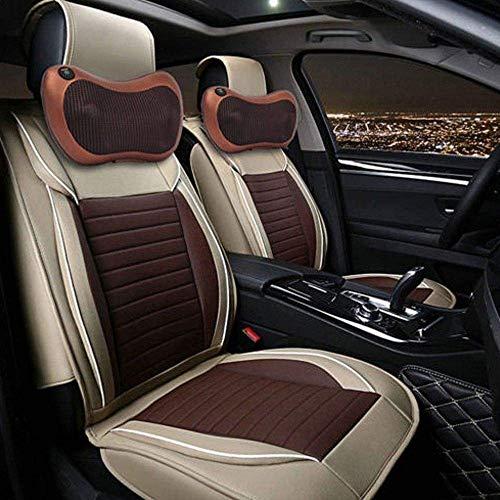 AKUGA AKUGA 2 in 1 Car&Home Body Massage Pillow neck massager cushion seat stress pain relief relax massage Car or Electronic Massage Pillow Heat for Home Car Office