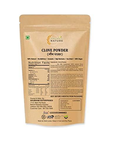 ORGANIC NATURE Organic Nature Clove Powder Laung Powder (Pack of 100 Gram)