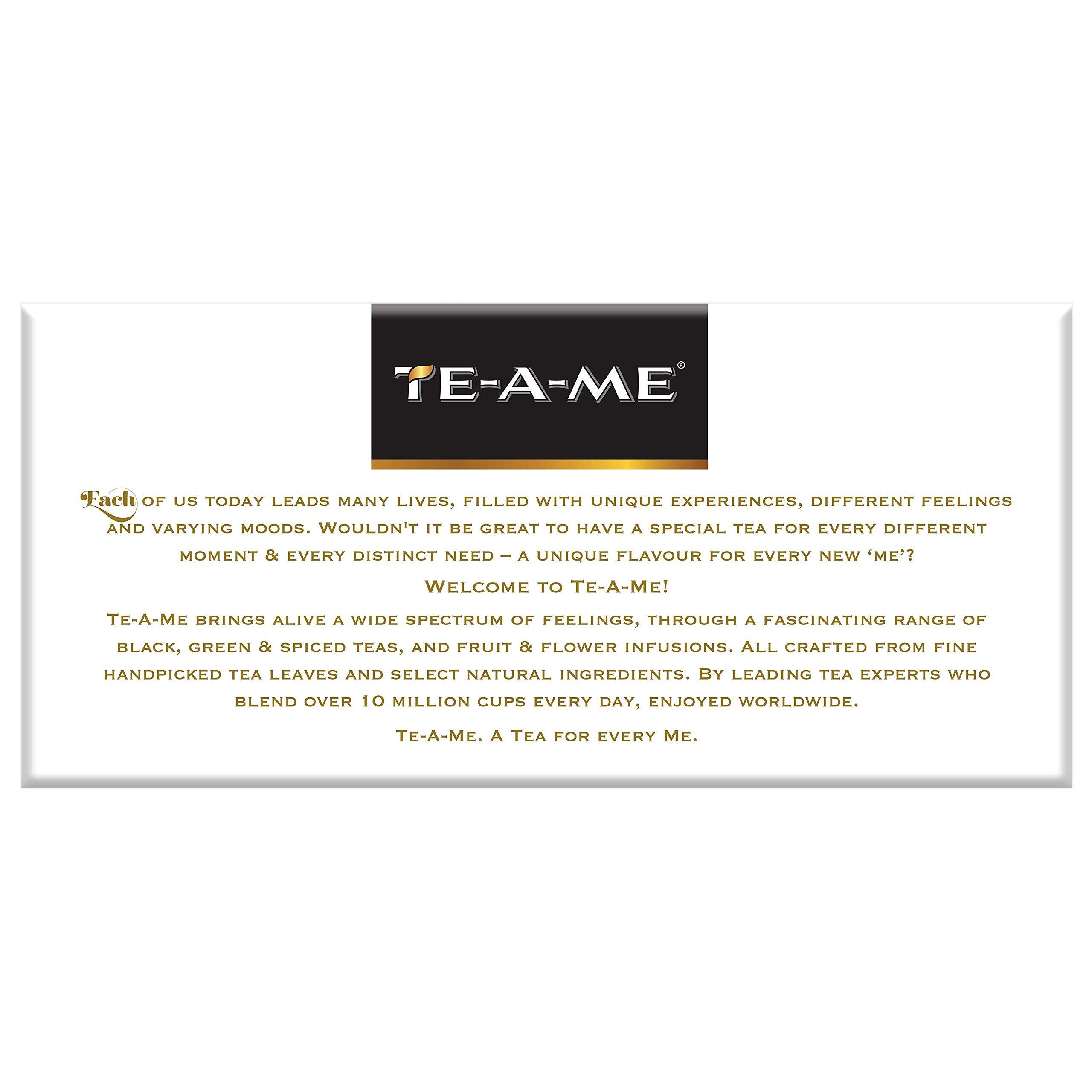 TE-A-ME TE-A-ME Chamomile Tea, 100 Tea Bags (4 Boxes x 25 Tea Bags = 100 Tea Bags) | Chamomile Tea | Herbal Tea | Chamomile Tea Bags | Chamomile Tea for Sleep | Chamomile | Herbal Tea Bags | Flower Tea