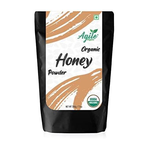 Agile Organic Agile Organic® Organic Dried Honey Powder - Natural Sweetener, 200g | Certified Organic Powder
