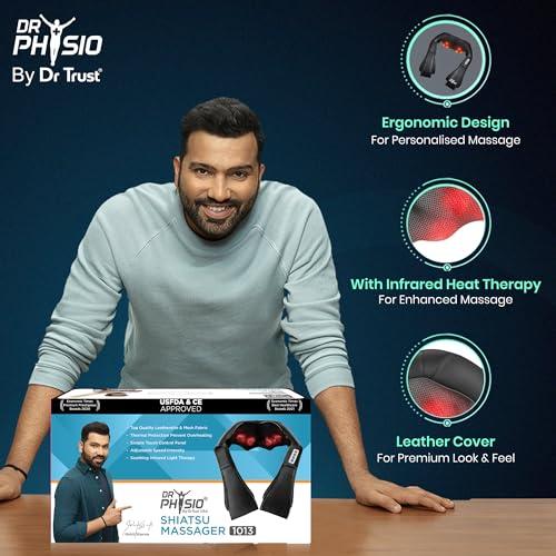 Dr Physio Dr Physio (USA) Electric Heat Shiatsu Machine Body Massagers (for Cervical Neck Shoulder & Back Pain Relief)