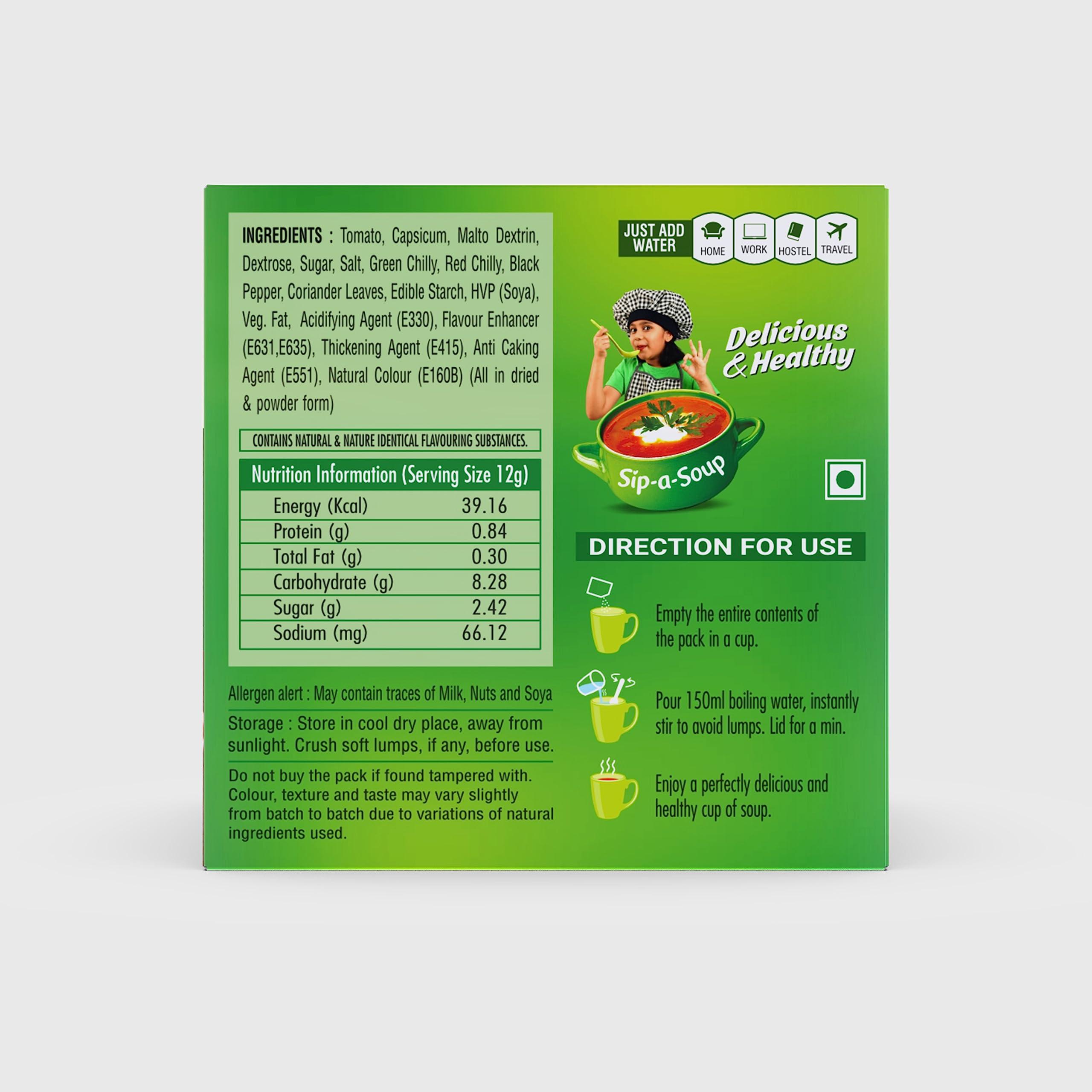 dailyum Dailyum Crispy Fried Noodles + Jain Instant Soup Box-Tomato and Manchow| 8 Single Serve Sachets,12g Each| Sip-A-Soup| Natural | No MSG | Pack of 3 Box