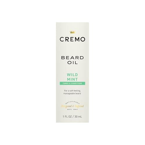 Cremo Cremo Revitalizing Beard Oil, Astonishingly Superior, 1 Ounce Bottle, Tea Tree Mint Scent