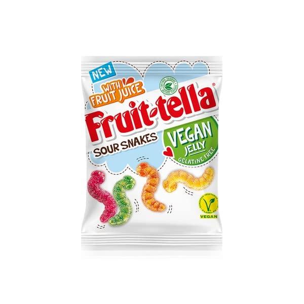 Perfetti Van Melle Fruit-tella Sour Snakes with Fruit Juice,100g