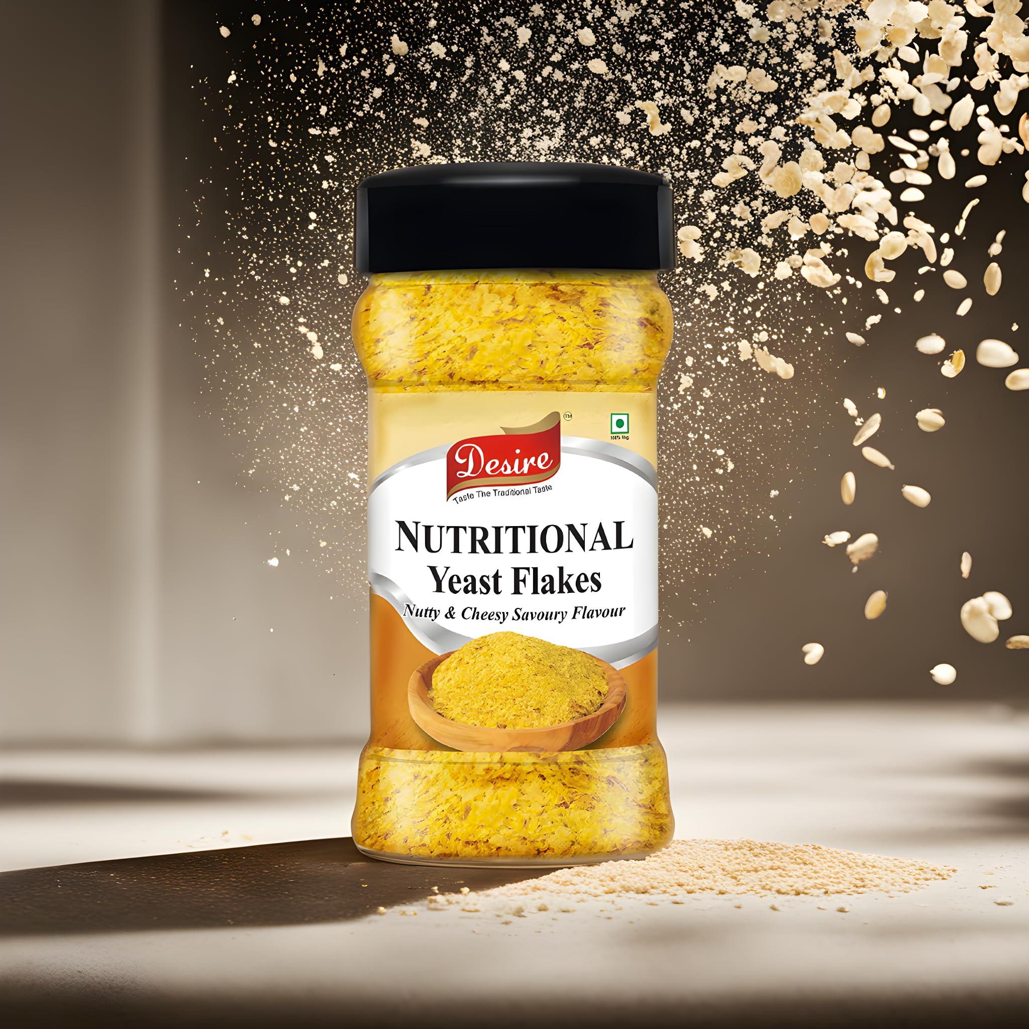 Desire Desire Nutritional Yeast Flakes (Gluten-Free Nutty Flavour) 50 Grams