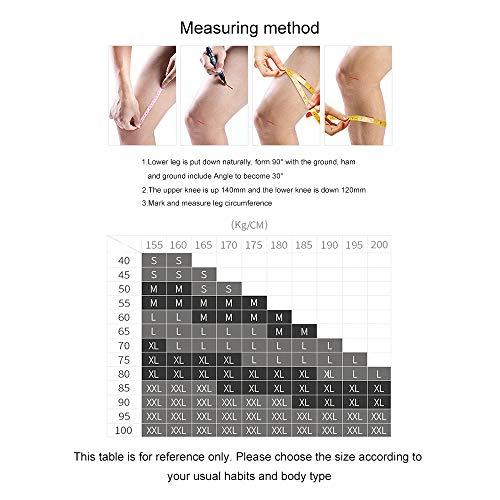 Decdeal Decdeal 1PC Knee Support Professional Protectives Sports Knee Pad Breathable Bandage Black+Grey XL