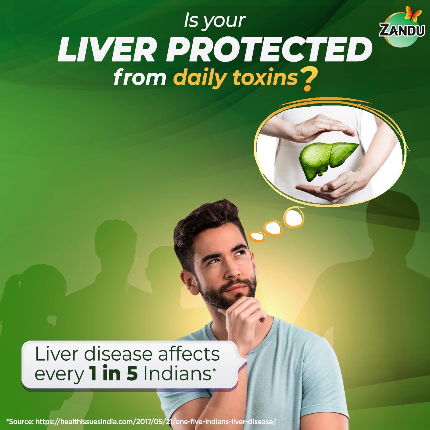 Zandu Zandu Livital tablets |100% Ayurvedic Ingredients | Protects Liver against various Hepatotoxins| Beneficial in Fatty Liver| Improves Digestion and Appetite & Aids in Liver Detox