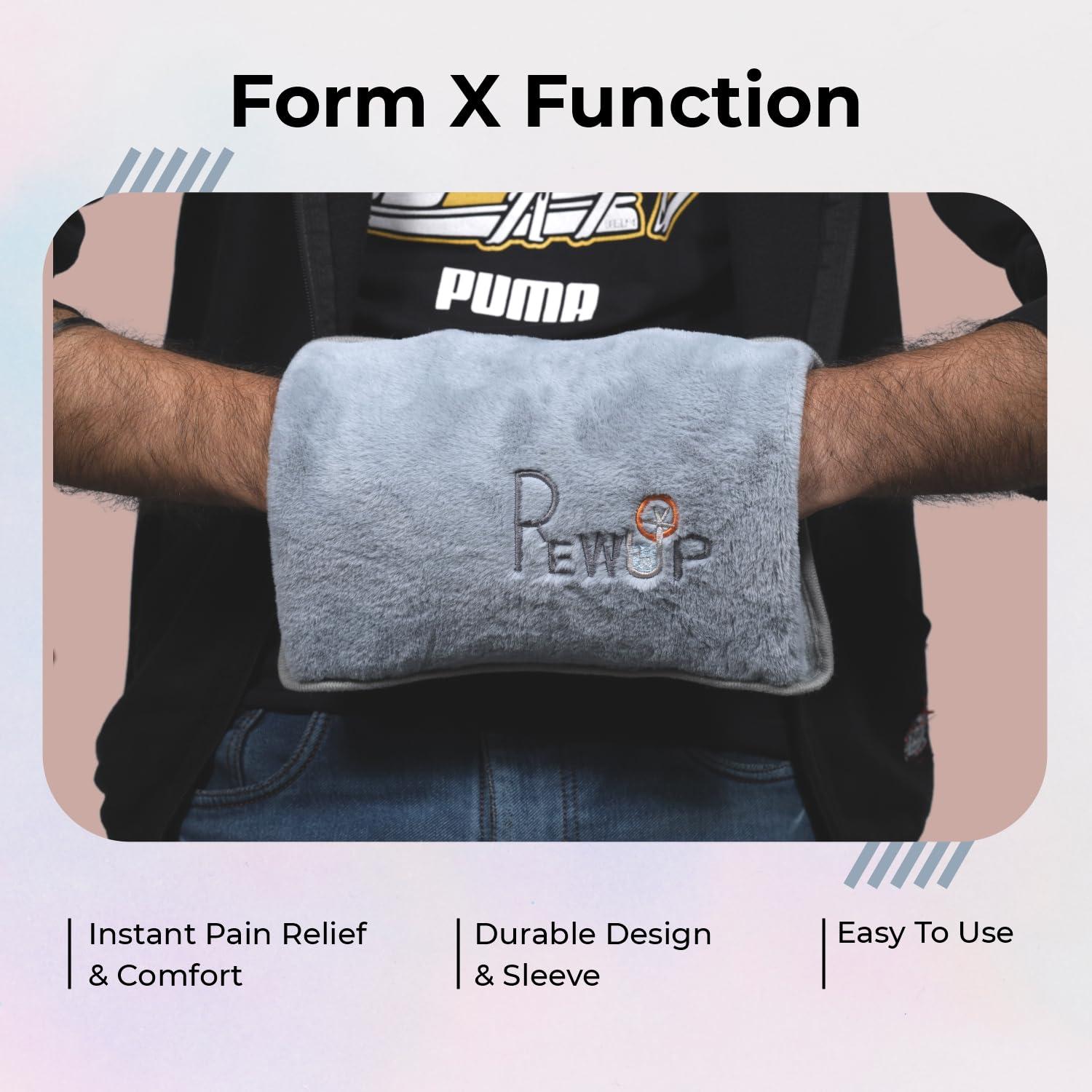 Rewup Rewup Electric Water Heating Bag For Instant Pain Relief,Heat Pouch Hot Water Bottle Bag,Heating Pad-Heat Pouch Hot Water Bottle Bag,Electric Hot Water Bag,Heating Pad For Pain Relief (1,X)