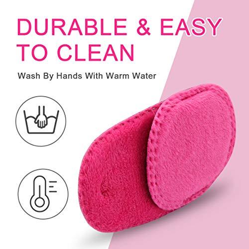 Hecaty 4 Pack Eye Patches for Kids Girls Boys, Soft Eye Patch for Glasses, Medical Eye Patch for Children Treating Lazy Eye Amblyopia Strabismus and After Surgery (Rose Red)