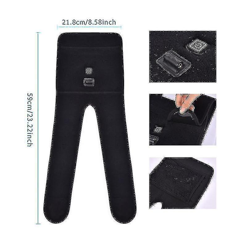 Flipco Flipco Knee Heating Pad for Arthritis Pain Relief, Electric Heat Knee Support with 3 Temperature Control Thermal Therapy for Joint Soreness, Swelling, Cramps, Rheumatism