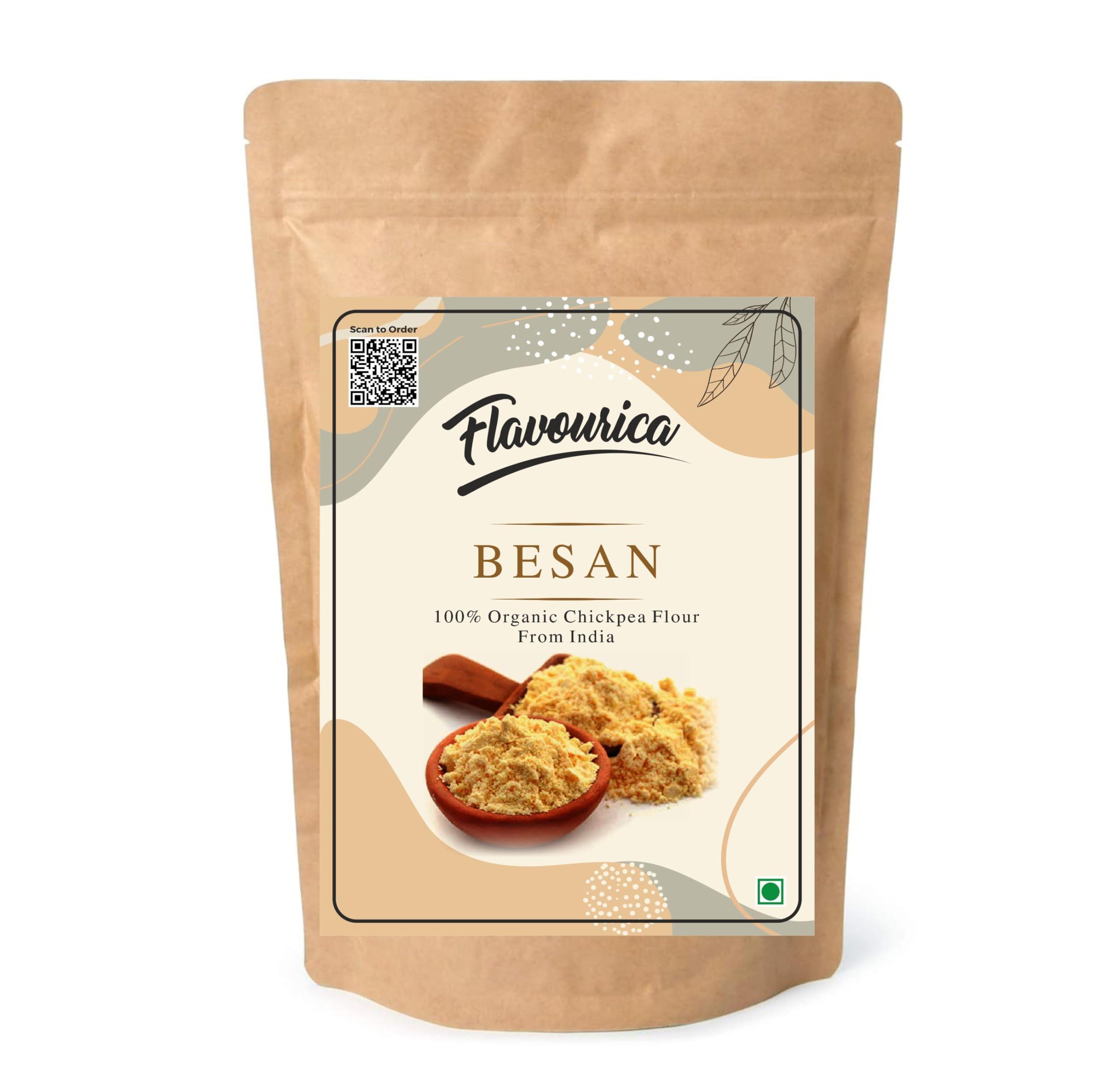 Flavourica Flavourica Organic Besan, 3 Kg, 100% Organic Gluten Free Besan