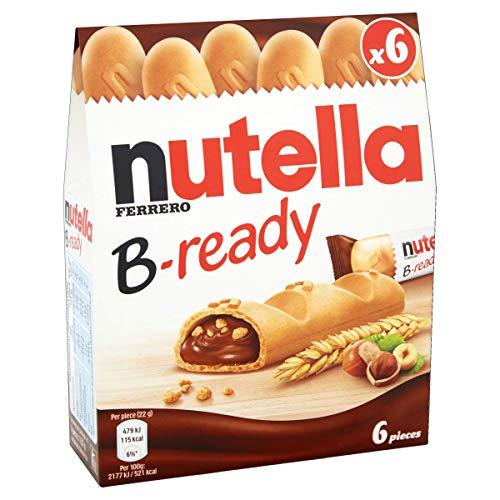 Nutella Nutella Kinder B-Ready Wafer, 6 X 22 Grams, 13.2 X 4.5 X 16.3 Cm