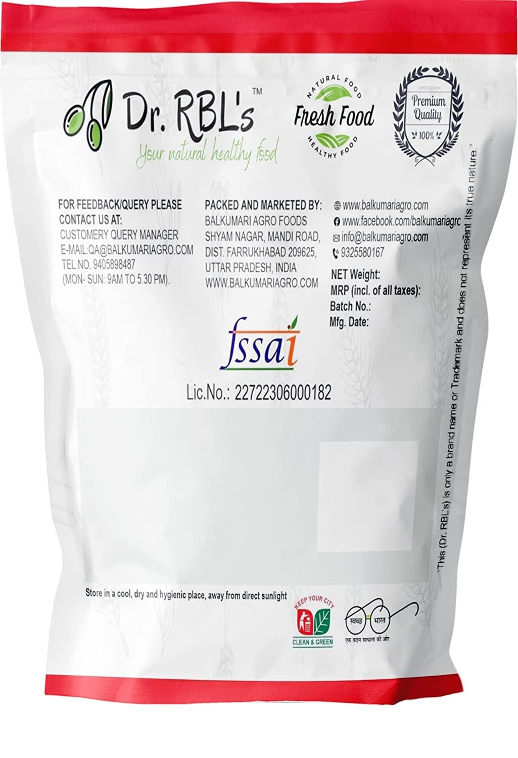 Dr. RBL's Dr. RBL\'s Roasted Chana (Bhuna Hua Chana) | Unsalted Roasted Gram/Chickpeas gram | Healthy Snack with High Protein, Fiber and Nutrients -Pack of 4 (2 KG)