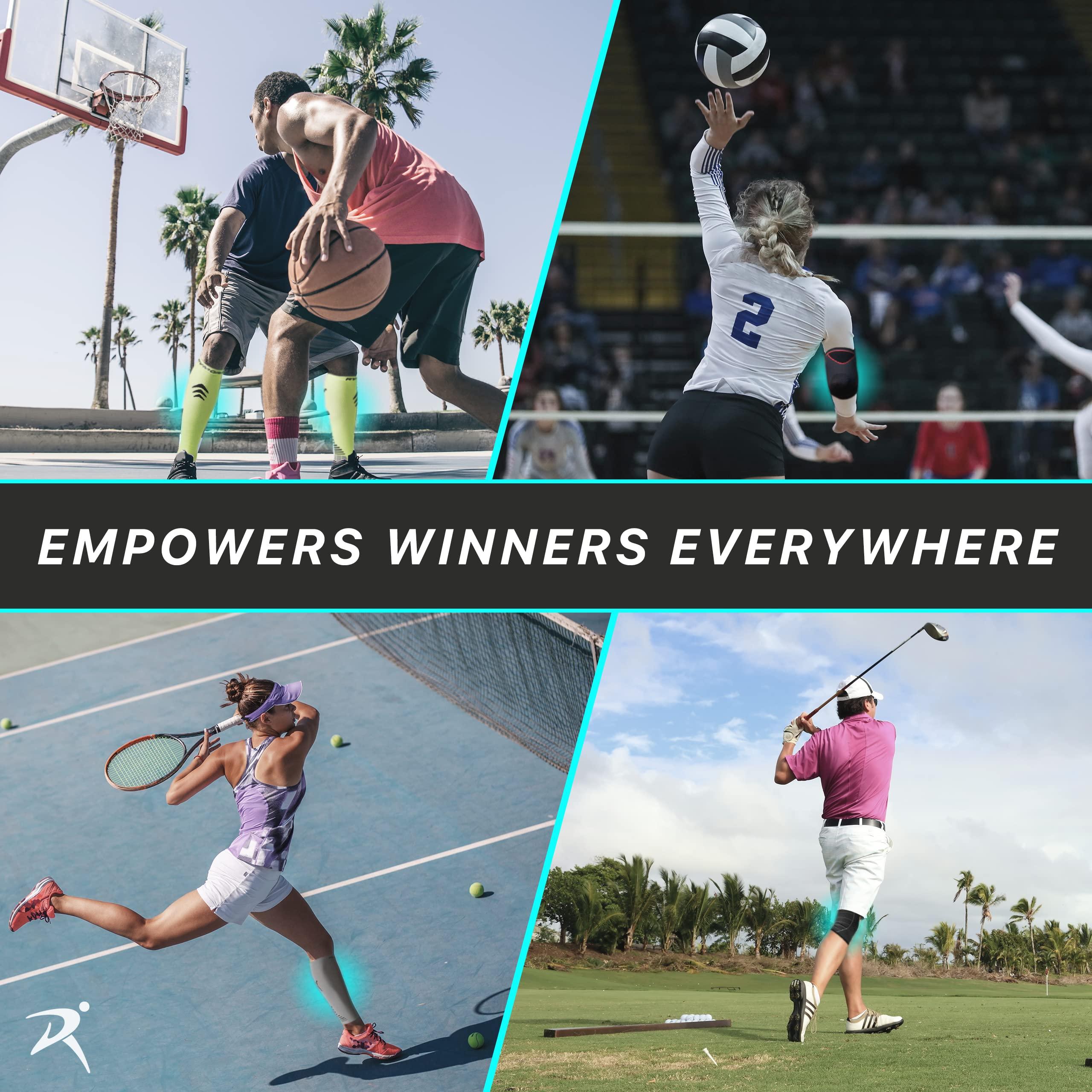 Rymora Rymora Fitness Elbow Brace- L, Compression Support Sleeve for Tendonitis, Tennis Elbow, Golf Elbow Treatment, Weightlifting & Weak Joints - Reduce Joint Pain During Any Activity!