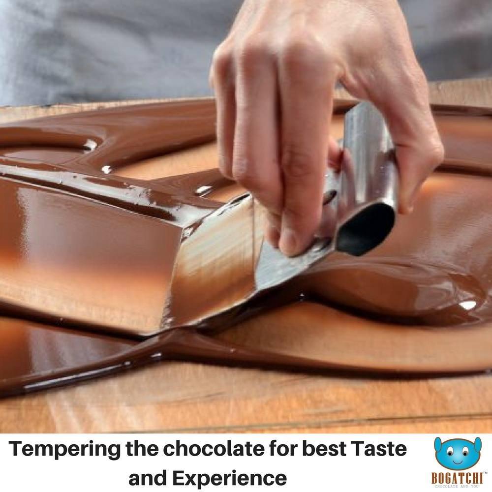 BOGATCHI BOGATCHI NUTTY ALMOND, 18% DARK CHOCOLATE WITH RICHNESS OF ALMONDS, 1 PIECE, CHOCOLATE BAR, 80g
