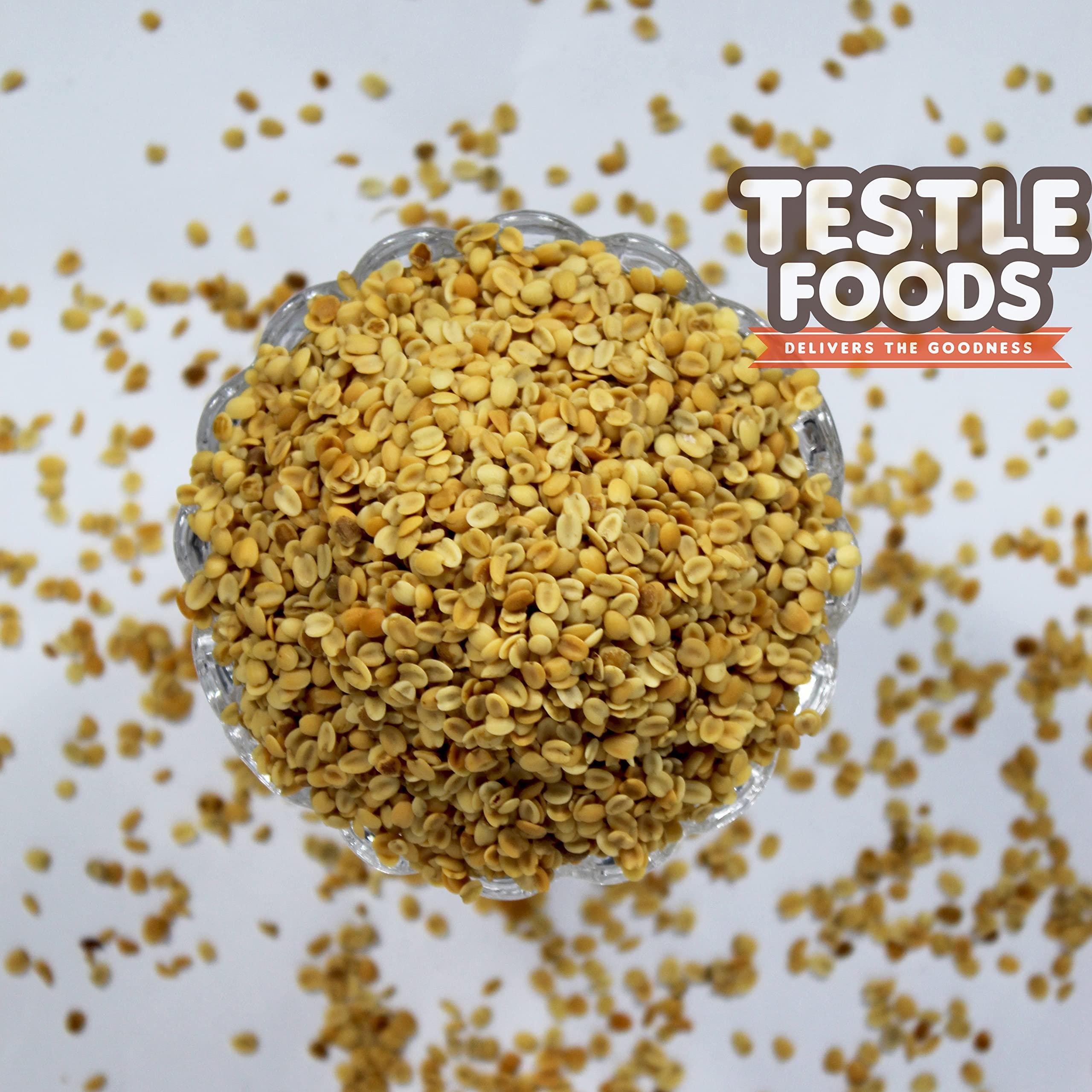 Testle Foods Testle Foods Dhana dal | Split Roasted Coriander Seeds | Dhania dal | Best Mouth Freshener | 900.0 Grams