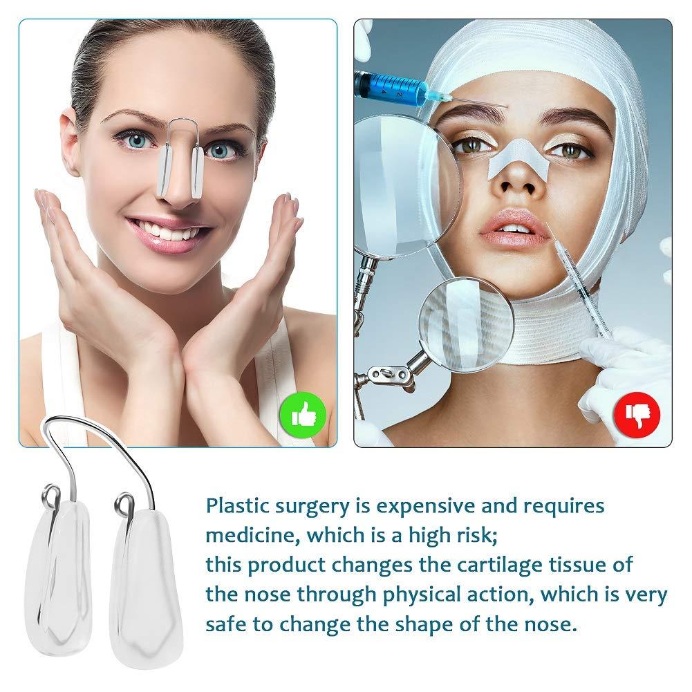 FERNIDA FERNIDA Nose Shaper Up Lifting Clip Nose Shaper For Wide Noses Beauty Nose Slimmer Device Pain Free High Up Tool, Non Electrical, White