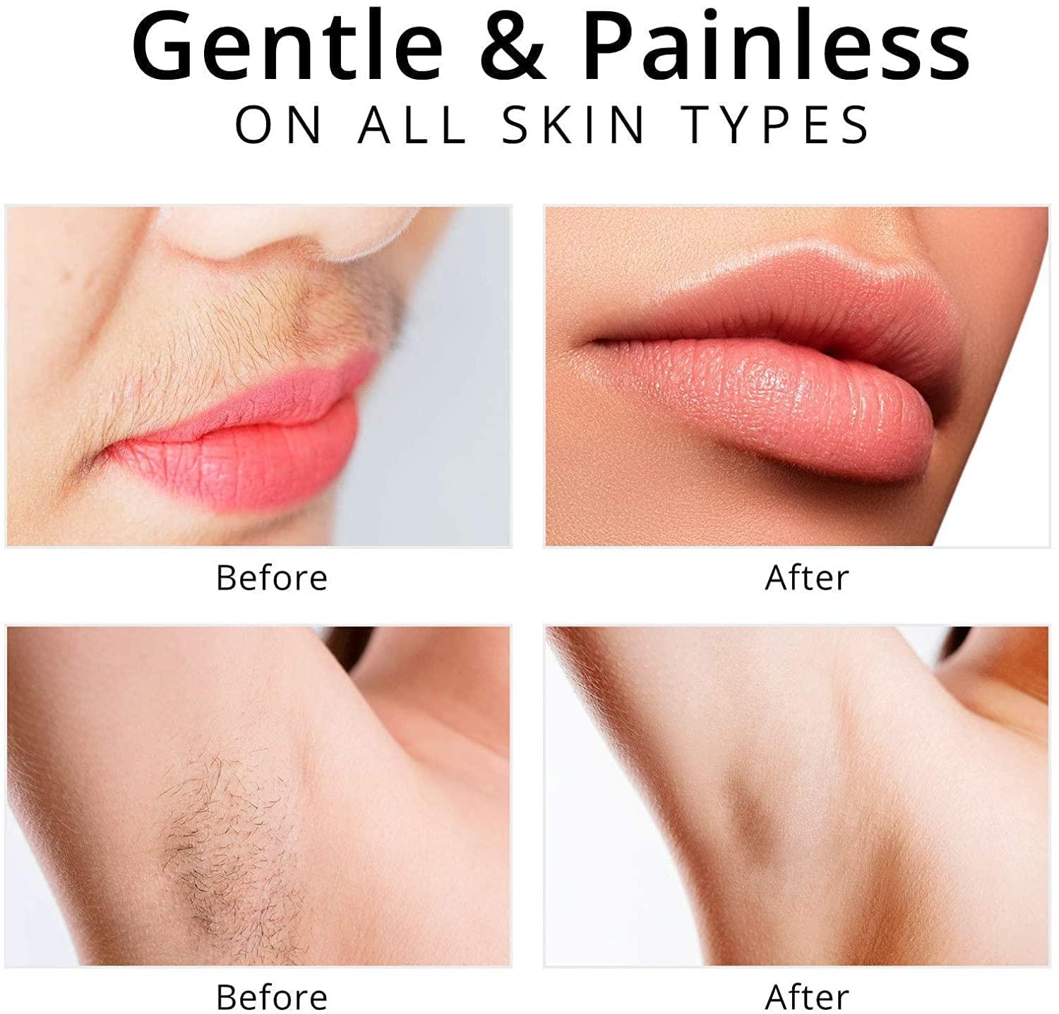 ENINAS ENINAS Eyebrow Trimmer for Women, 2 in 1 Rechargeable Facial Hair Remover with Replaceable Heads, Professional Painless Personal Hair Removal Eyebrow Razor with Indicator Lights, (Rose Gold)