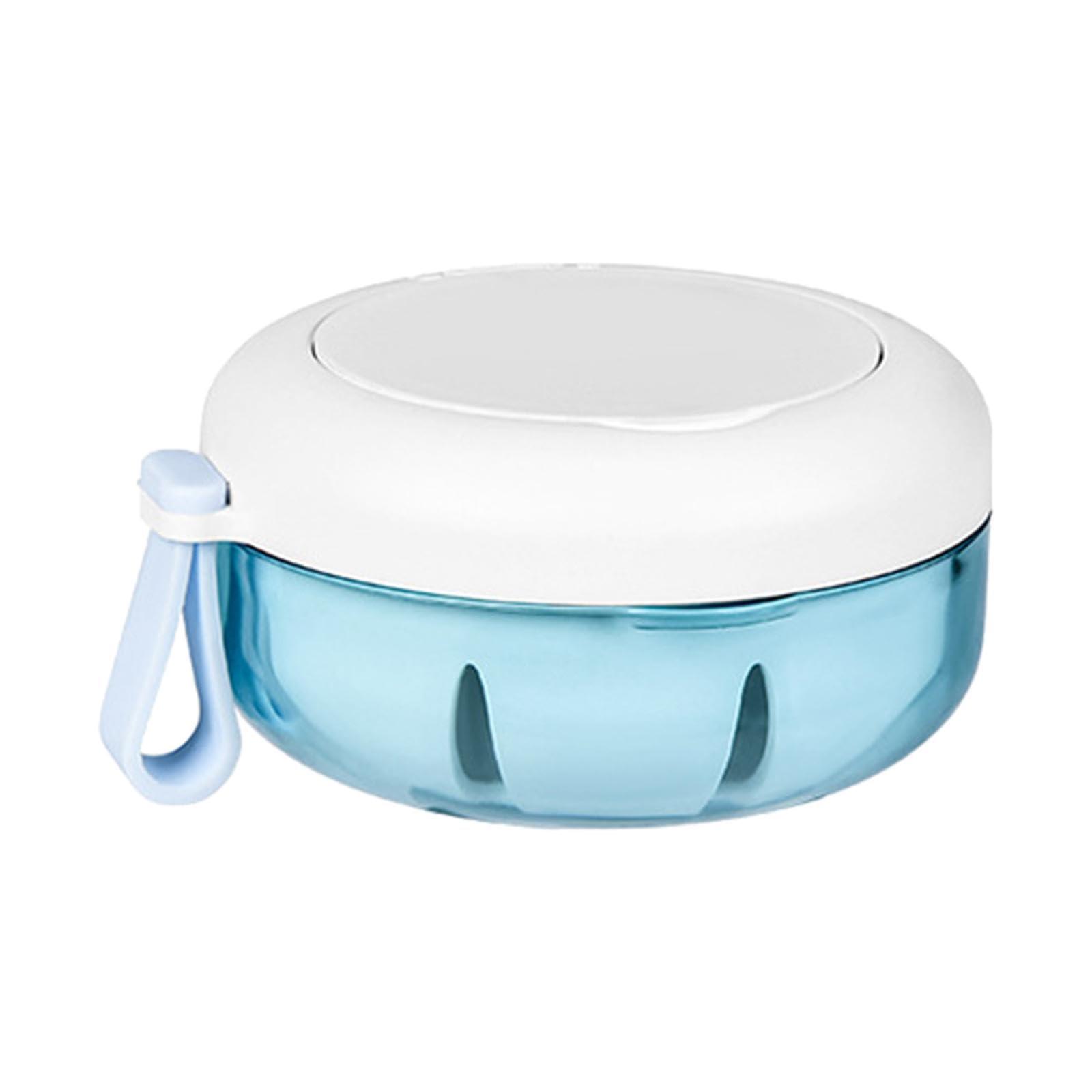 ATORSE ATORSE Denture Case Easily Drip and Dry with Strainer Basket Waterproof Denture Cup