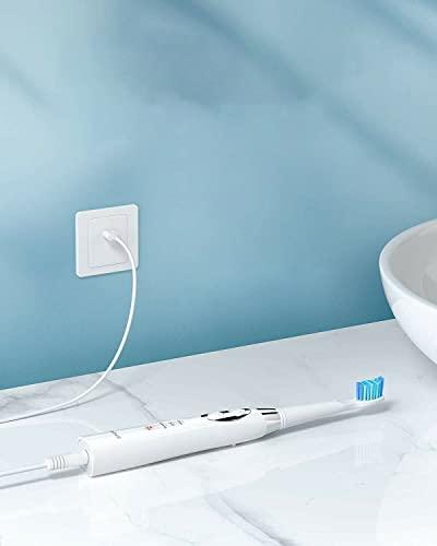 PDEEY Charger Cable Replacement for Fairywill/Dnsly/Initio/Vekkia Electric Toothbrush, USB Charging Cord 3 ft (2-Pack)