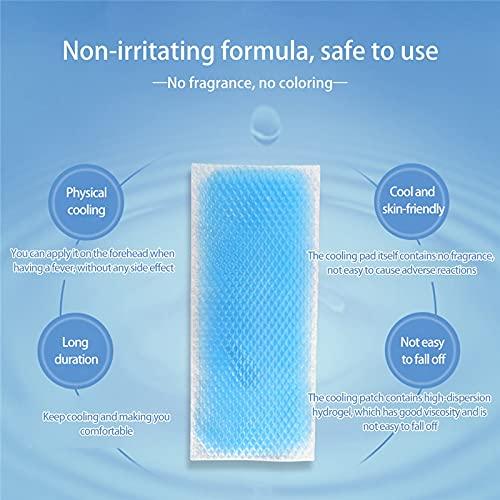 Dorakitten Dorakitten Gel Cooling Patch Professional 10PCS Nonslip Breathable Universal Versatile Forehead Cooling Strip Fast Headache for Ladies Gift