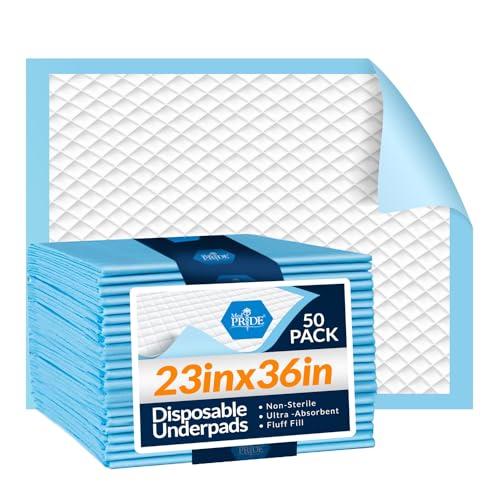 MedPride Mepride Disposable underpads, 23 X 36, 45 Gram, 50 Count