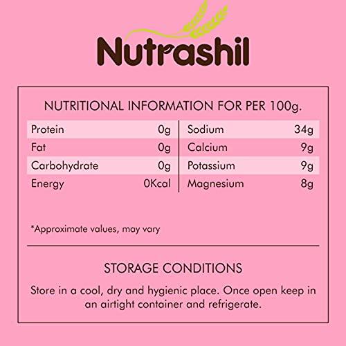 Nutrashil Nutrashil Himalayan Pink Rock Salt Powder 1 KG | Immunity Booster | Cooking | Fresh Sendha Namak | Naturally Rich in 84 Minerals