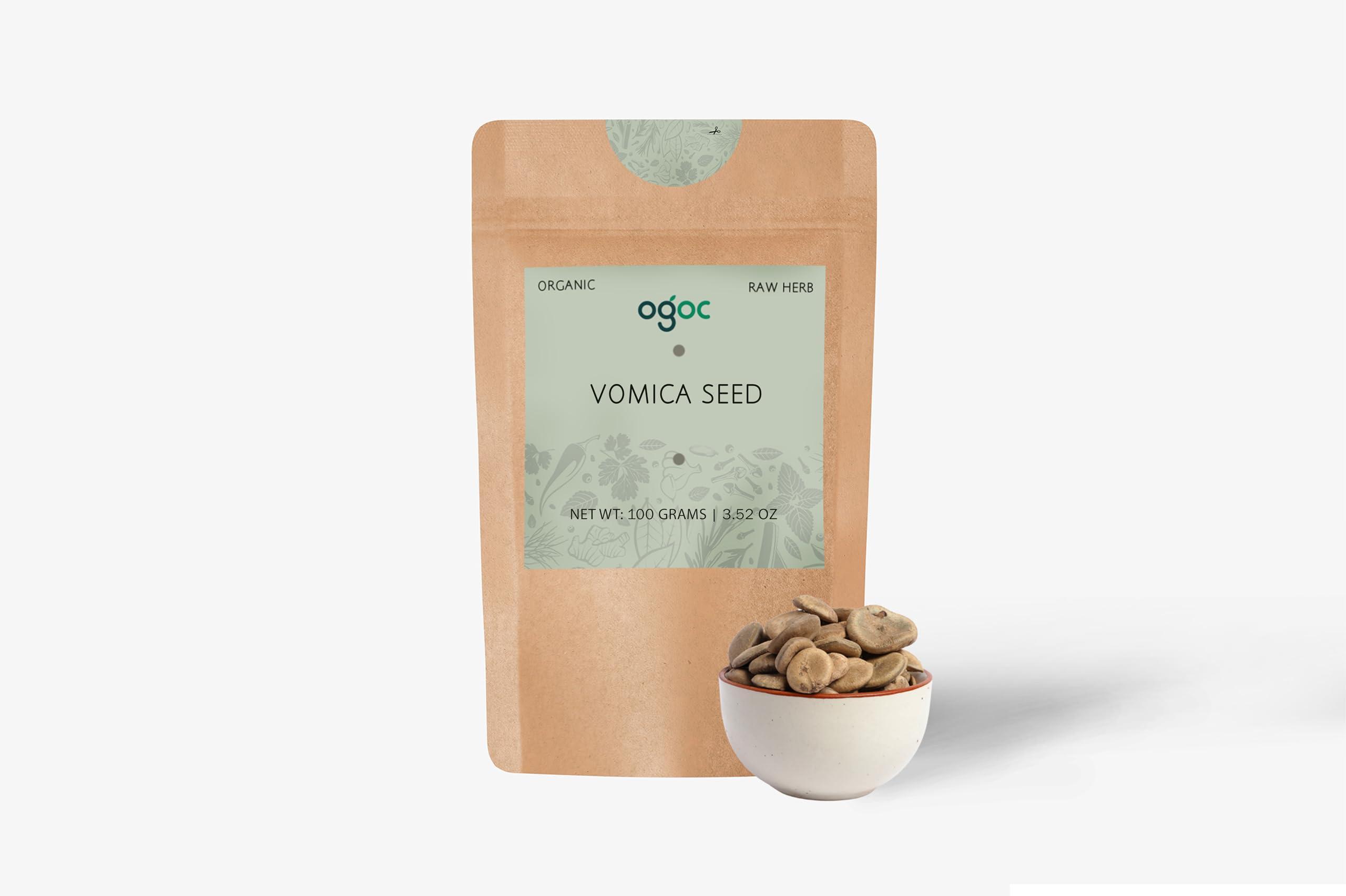 OGOC OGOC Organic Vomica (Kuchla) Seeds-Kanjira kuru |Kuchla Seeds |Nux Seed |Seeds for Traditional Use 100g