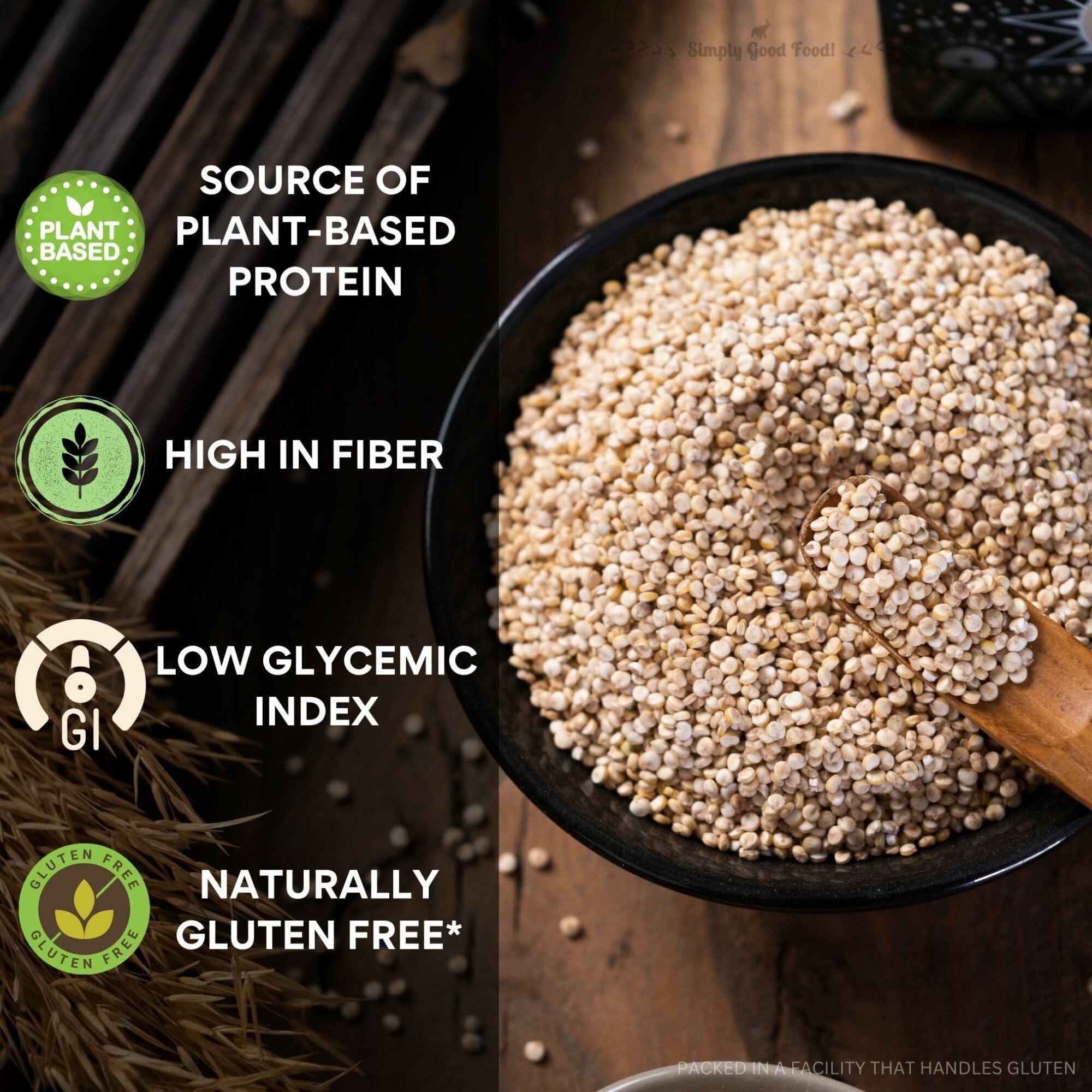 urban platter Urban Platter Whole White Indian Quinoa Grain, 1Kg