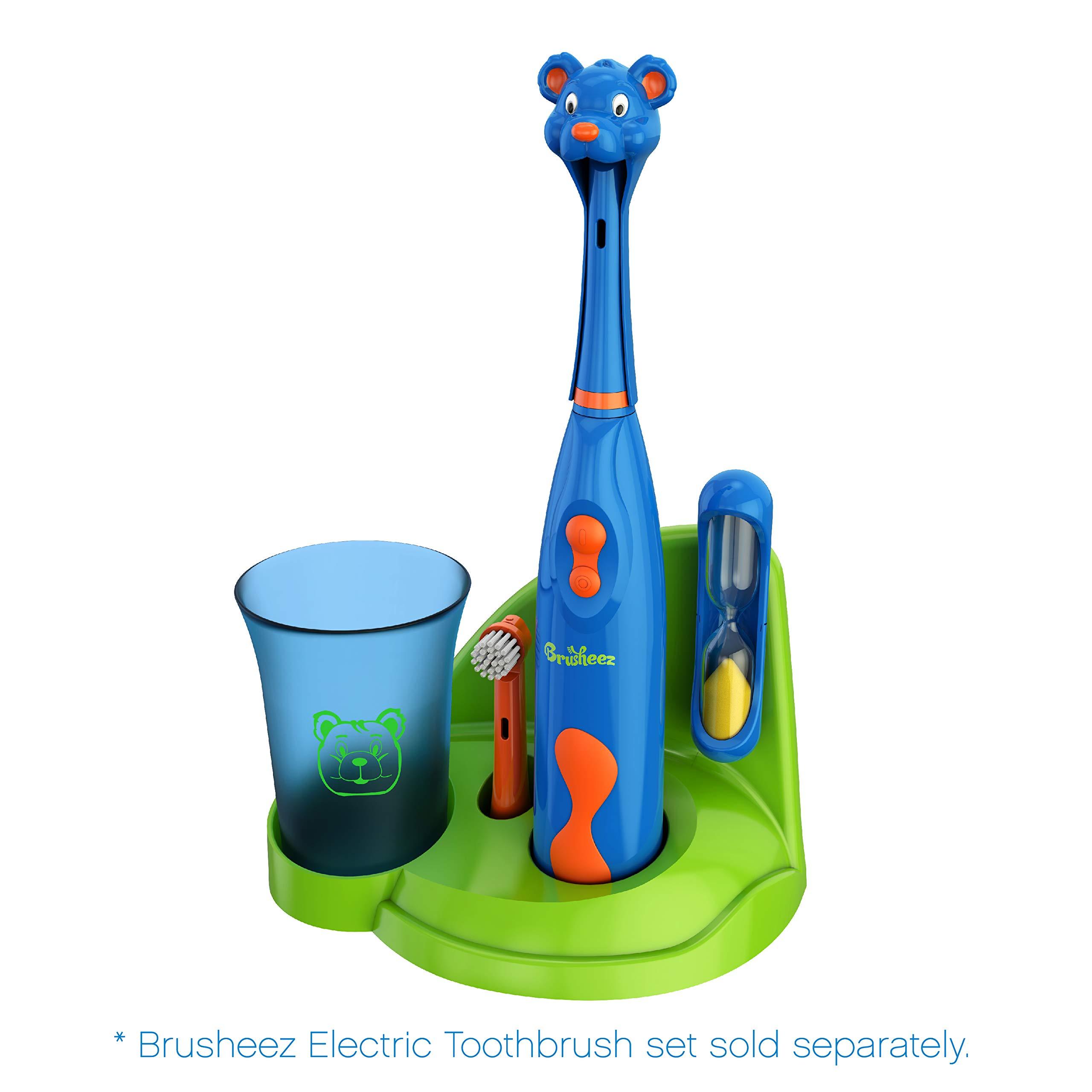 Brusheez Brusheez Electronic Toothbrush Replacement Brush Heads (Buddy the Bear)-2 Pack