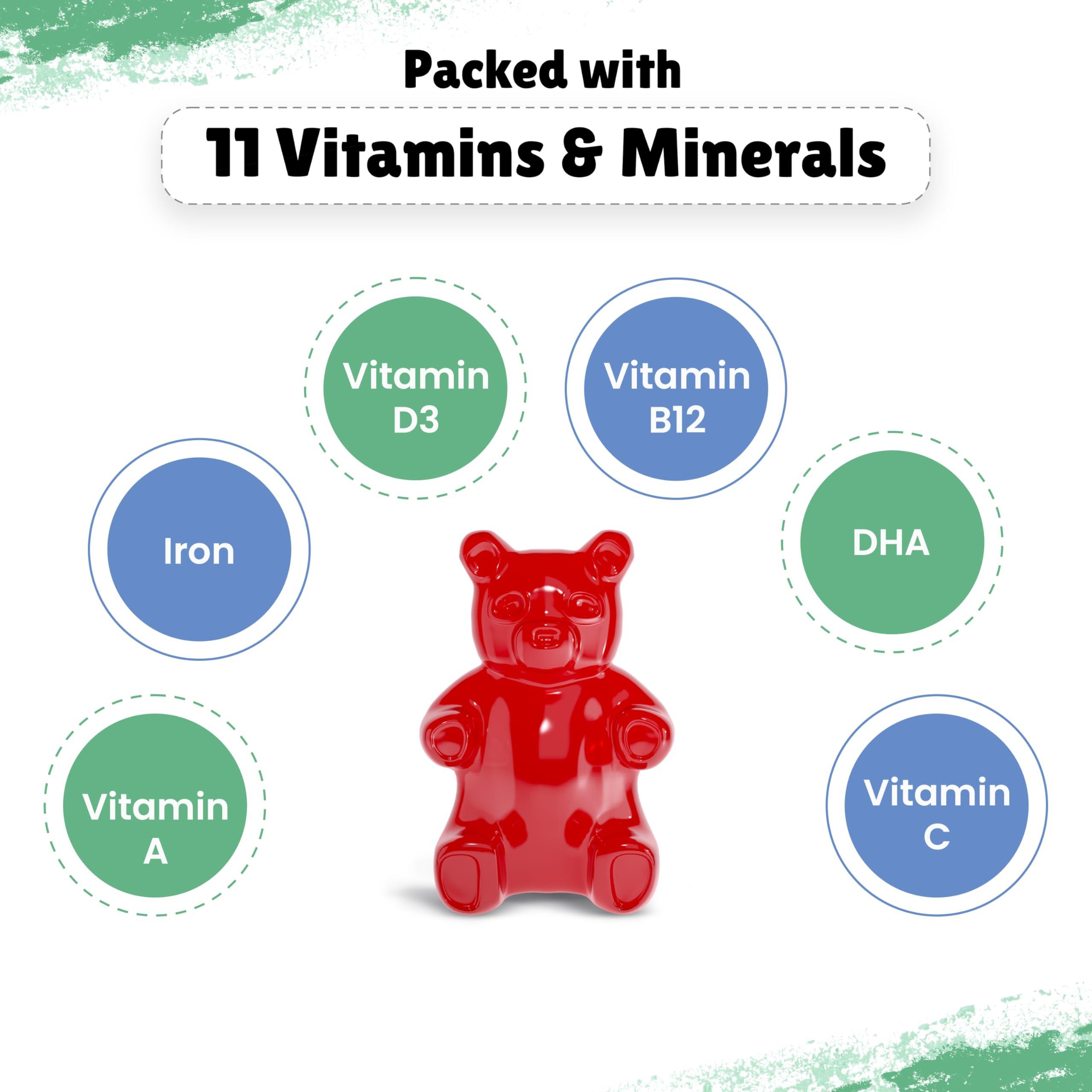 Little Joys Little Joys Multivitamin Gummies (7-12 years) | 60 Days Pack | No Sugar Added | Strawberry Flavour | Boosts Immunity, Bone Health & Digestion | pack of 2