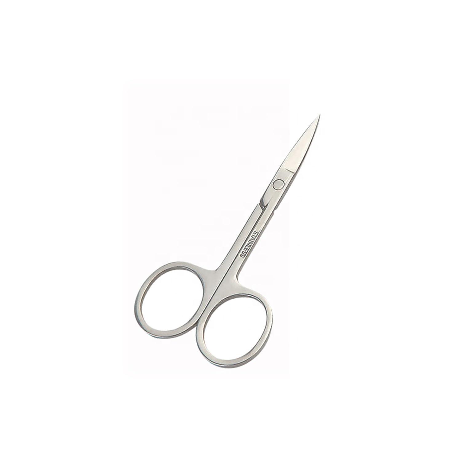 SHARUM CRAFTS Sharum Crafts Scissor for Eyebrow, Moustache, Nose Hair, Beard Cutting Trimming for Men & Women Small Shaving & Grooming Eyebrow Scissor 1pc
