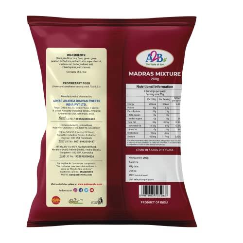 Adyar Anand Bhavan Sweets and Snacks Adyar Anand Bhavan Sweets and Snacks A2B Madras Mixture, 200 g