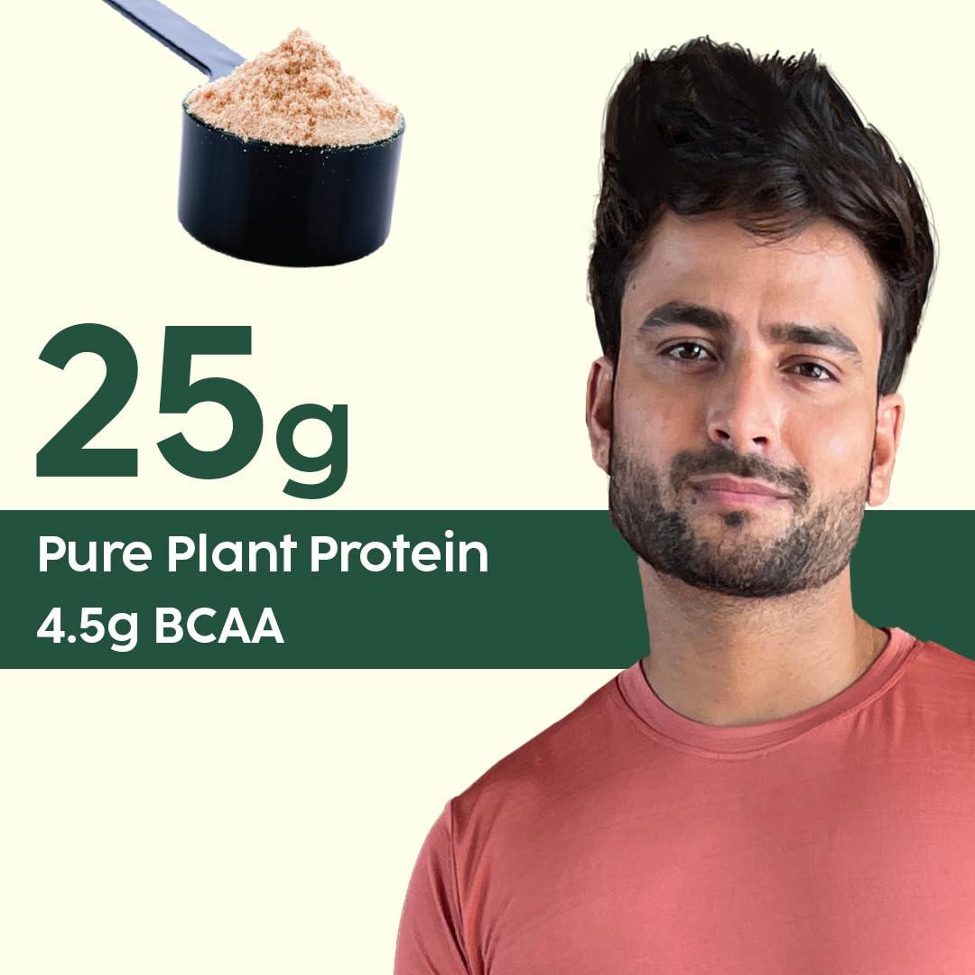 The Plant Fix Plix PLIX - THE PLANT FIX EVOLVE Performance Plant Protein Powder For Muscle Gain And Recovery (Vanilla Flavour) 1Kg, Vegan Protein Drink With B12 Vitamin, Helps To Boosts Immunity, No Added Sugar