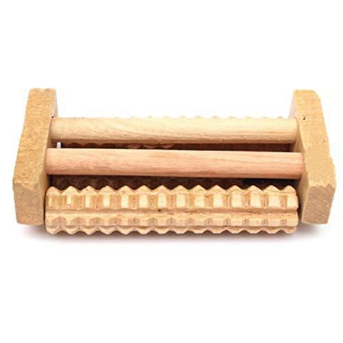 Generic Foot Massage Traditional Wood Roller Massager Without The Need Electricity Stress Relief Relaxation