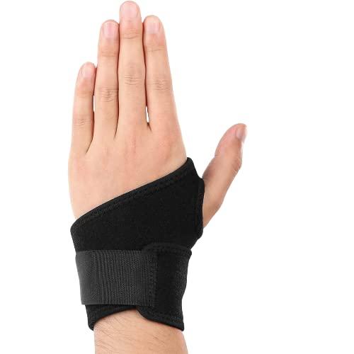 Mata kripa Mata kripa Wrist Brace For Tendinitis And Arthritis,one Hand Adjustable,Wrist Brace Support-for Women and Men Adjustable for Right and Left Hand with Thumb Stabilizer for Pain Relief (Single Piece)