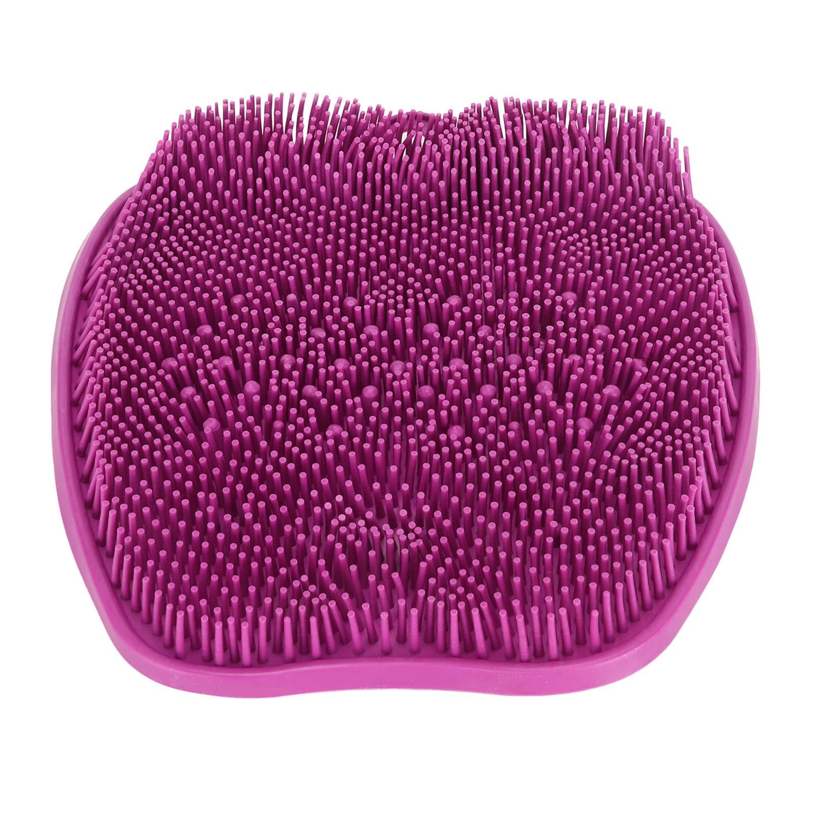 DNEI Feet Cleaner, Shower Foot Scrubber Odour Removal Fatigue Relief for Bathroom (Purple)