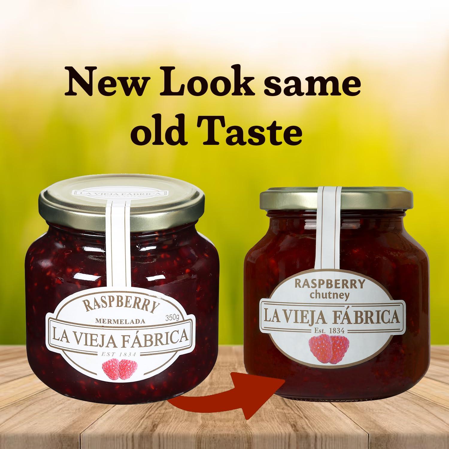 La Vieja Fabrica LA VIEJA FABRICA JAM Combo Pack of Blueberry jam 285G and Raspberry jam 350G