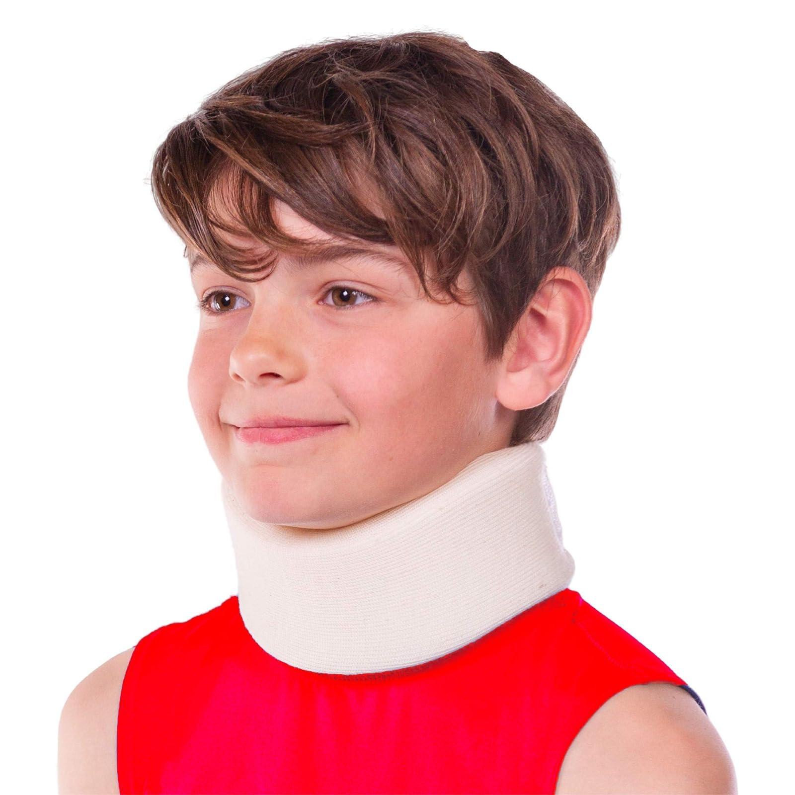 Medilink Medilink Kids Soft Foam Neck Brace Pediatric Cervical Collar | Small Youth Support Cuff | Childrens Whiplash and Torticollis Head Stabilizer Neck Brace Support for Infant Baby Toddler Child (S)