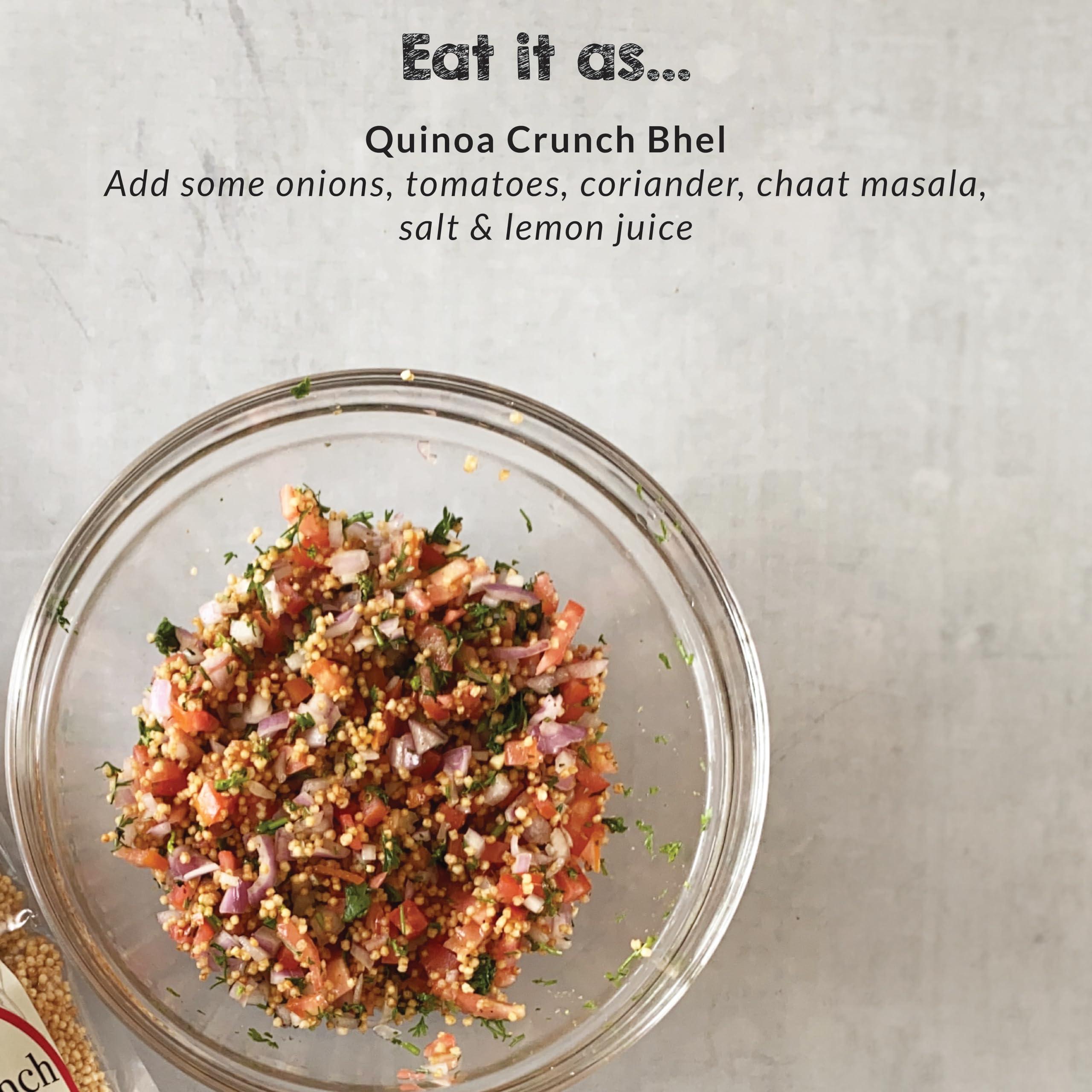 SelfCare SelfCare By Suman Agarwal Quinoa Crunch - Jalapeno Pack of 1 100g | Healthy - Baked - Gluten Free | Savoury - Snack - Namkeen - Grocery | Spicy Crunchy Chatpata - Tea time Snacking | Travel Friendly